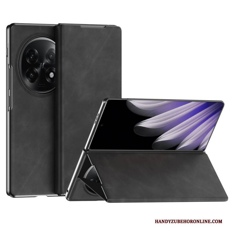 Case Für Oppo Find N5 Ledereffekt