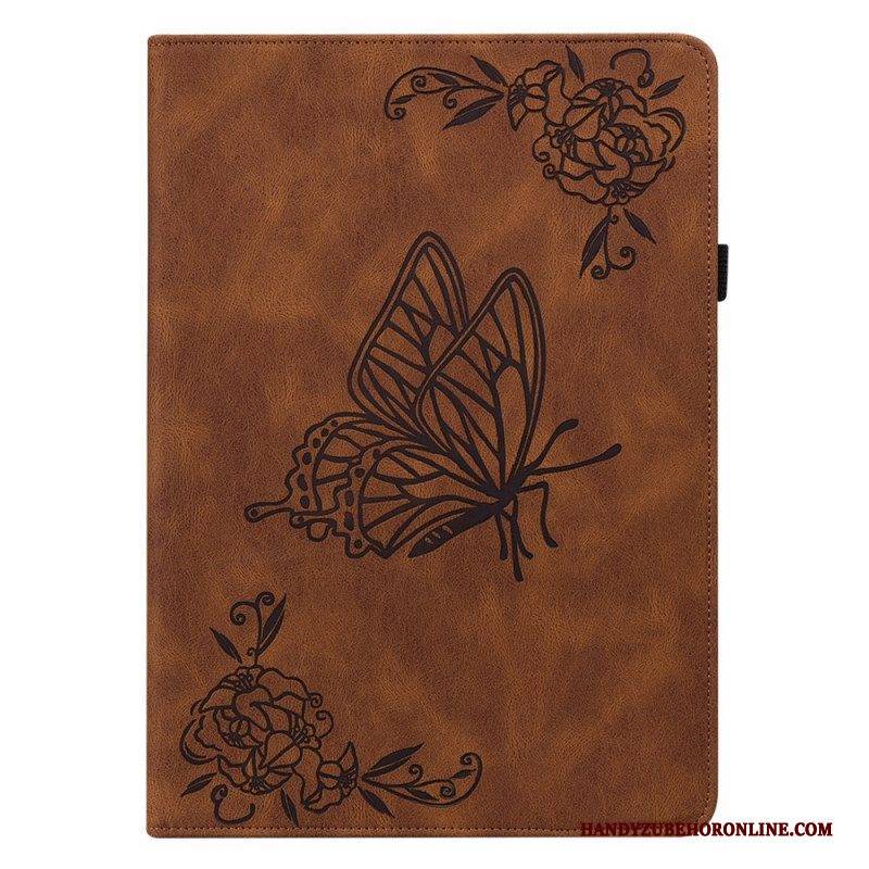 Case Für Samsung Galaxy Tab A8 (2021) Gedrucktes Muster Mit Schmetterlingen