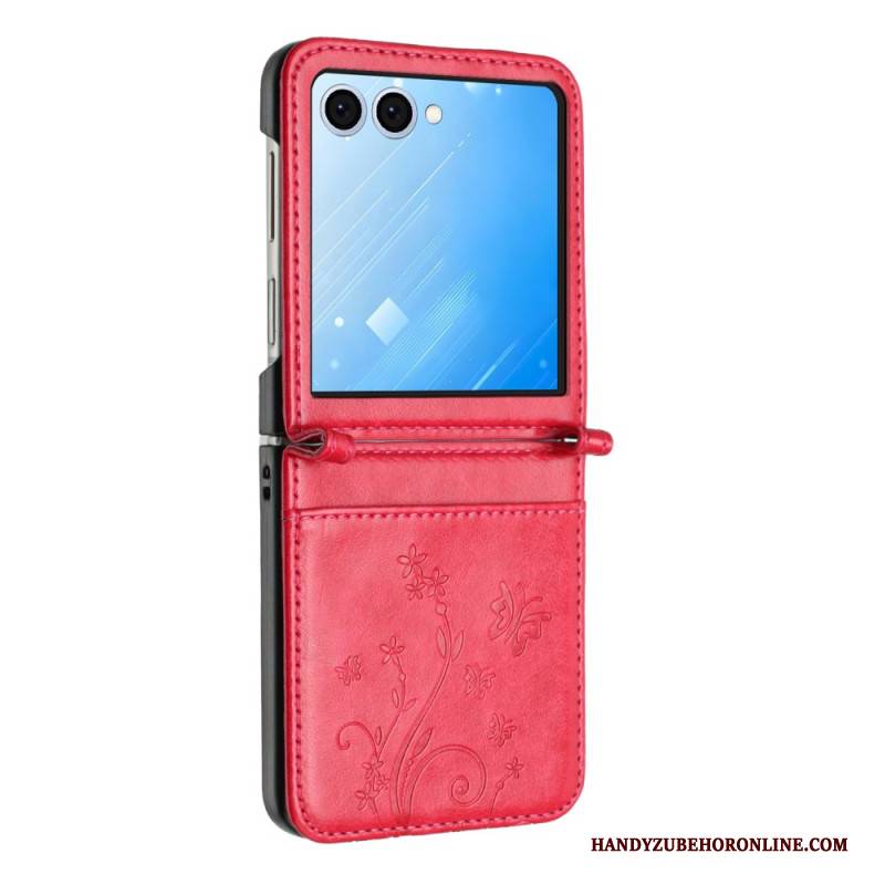 Case Für Samsung Galaxy Z Flip 7 Blumenmuster
