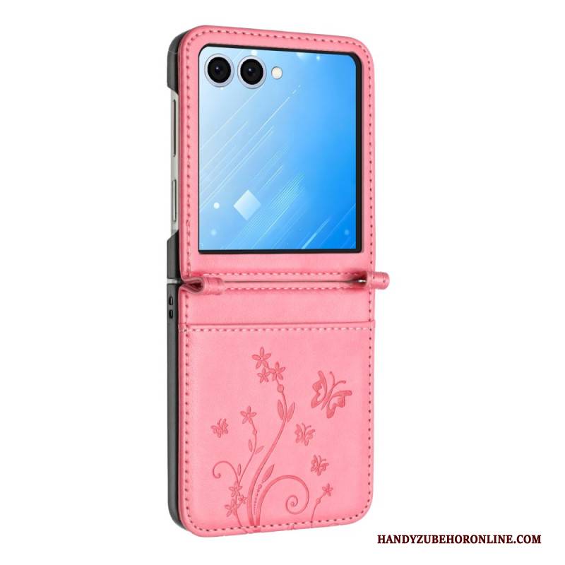 Case Für Samsung Galaxy Z Flip 7 Blumenmuster