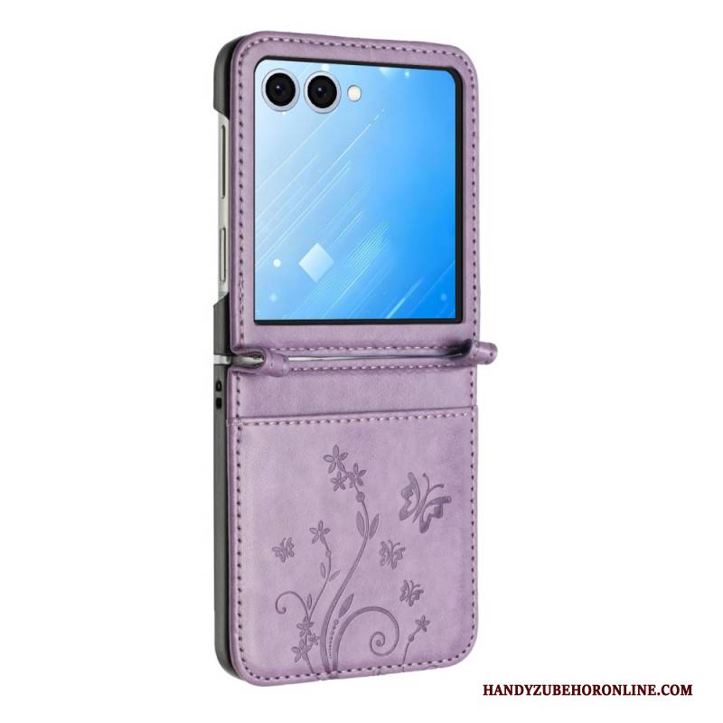 Case Für Samsung Galaxy Z Flip 7 Blumenmuster