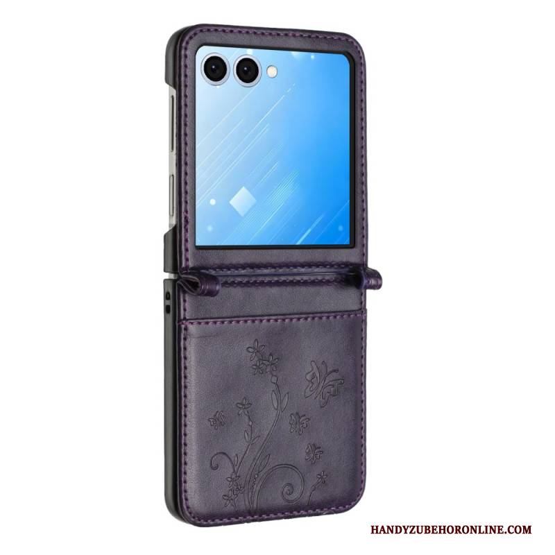 Case Für Samsung Galaxy Z Flip 7 Blumenmuster
