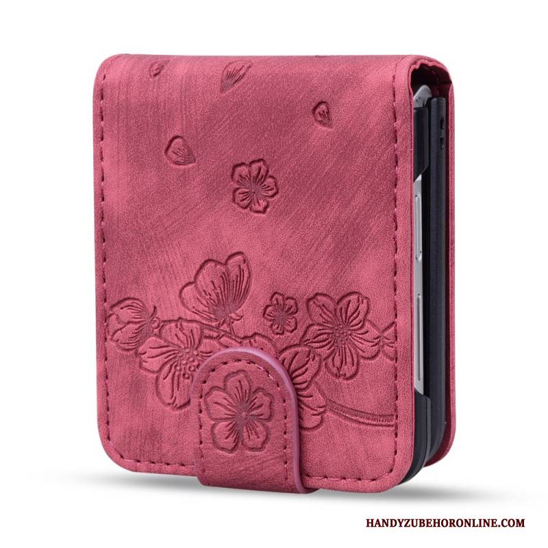 Case Für Samsung Galaxy Z Flip 7 Fe Kartenhalter Mit Katzenmotiv