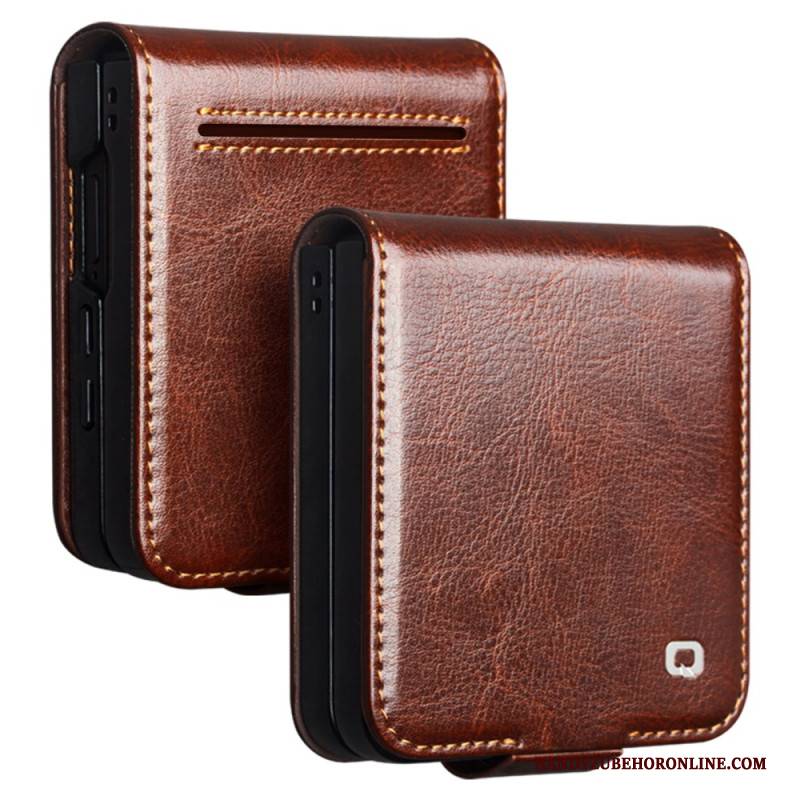 Case Für Samsung Galaxy Z Flip 7 Qialino Kartenhalter