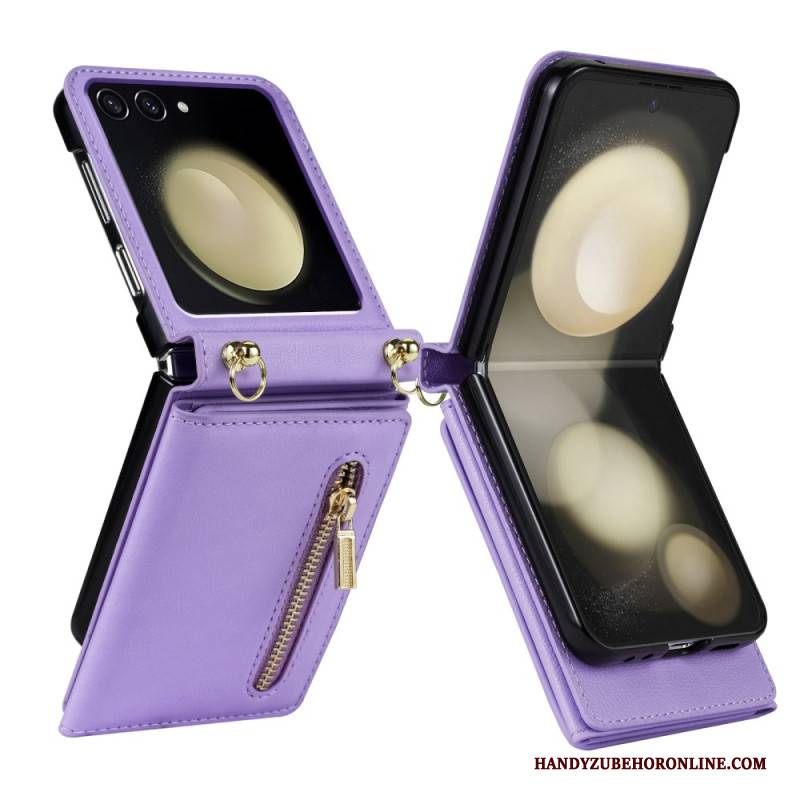 Case Samsung Galaxy Z Flip 7 Rfid-geldbörse Und Schultergurt