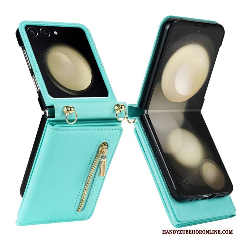 Case Samsung Galaxy Z Flip 7 Rfid-geldbörse Und Schultergurt