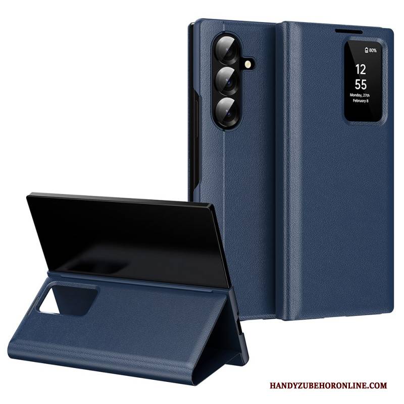 Case Samsung Galaxy Z Fold 7 Handyhülle Kartenhalter Und Sichtfenster
