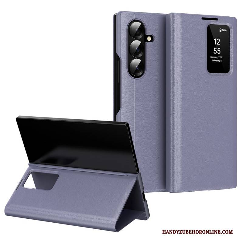 Case Samsung Galaxy Z Fold 7 Handyhülle Kartenhalter Und Sichtfenster