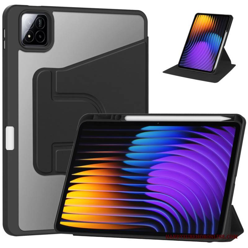 Case Xiaomi Pad 7 / 7 Pro Lederoptik Mit Drehbarem Ständer