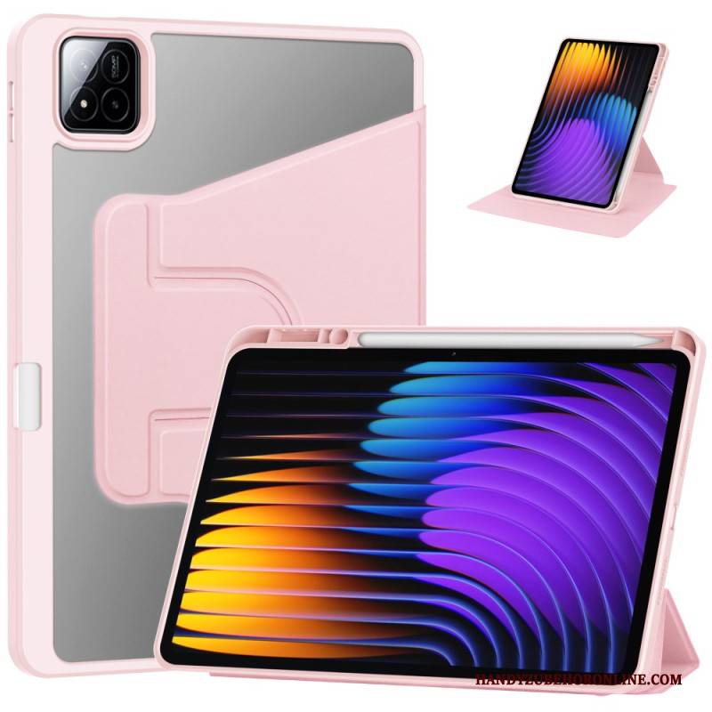 Case Xiaomi Pad 7 / 7 Pro Lederoptik Mit Drehbarem Ständer
