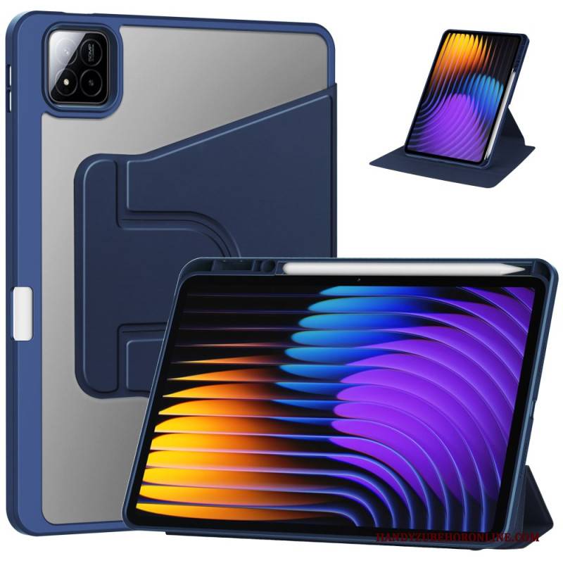 Case Xiaomi Pad 7 / 7 Pro Lederoptik Mit Drehbarem Ständer