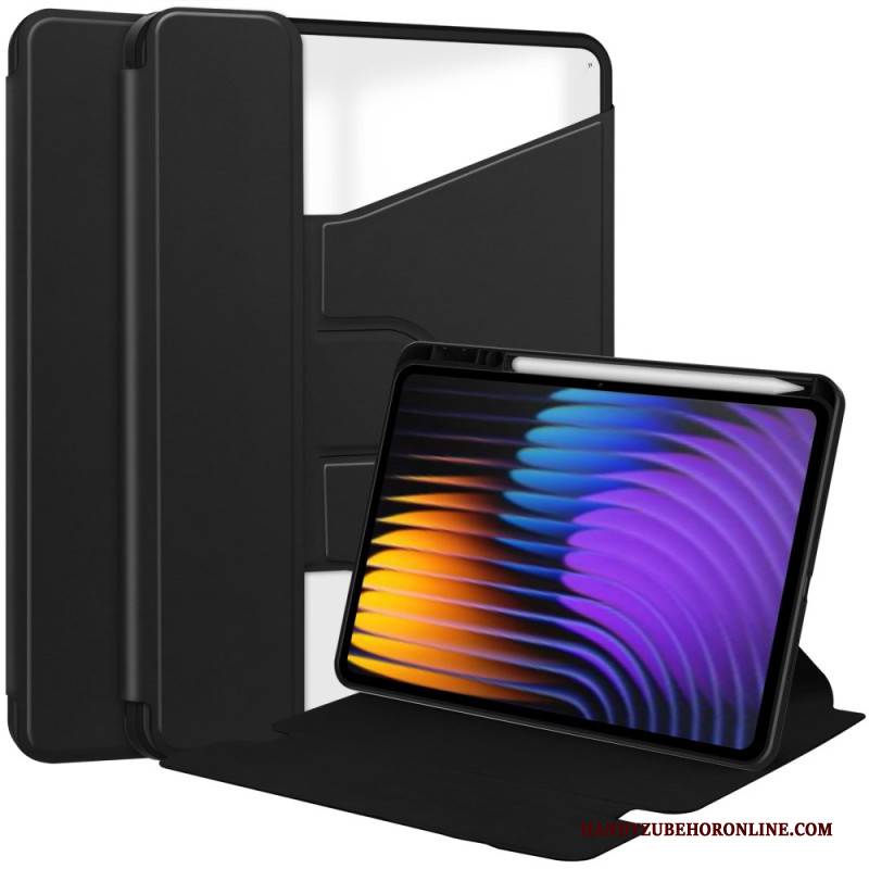 Case Xiaomi Pad 7 / 7 Pro Lederoptik Mit Drehbarem Ständer
