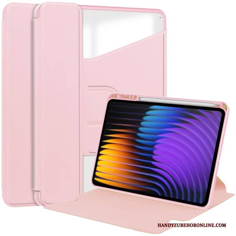 Case Xiaomi Pad 7 / 7 Pro Lederoptik Mit Drehbarem Ständer