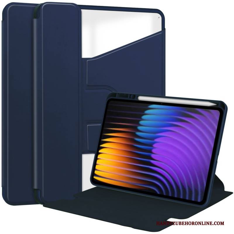 Case Xiaomi Pad 7 / 7 Pro Lederoptik Mit Drehbarem Ständer