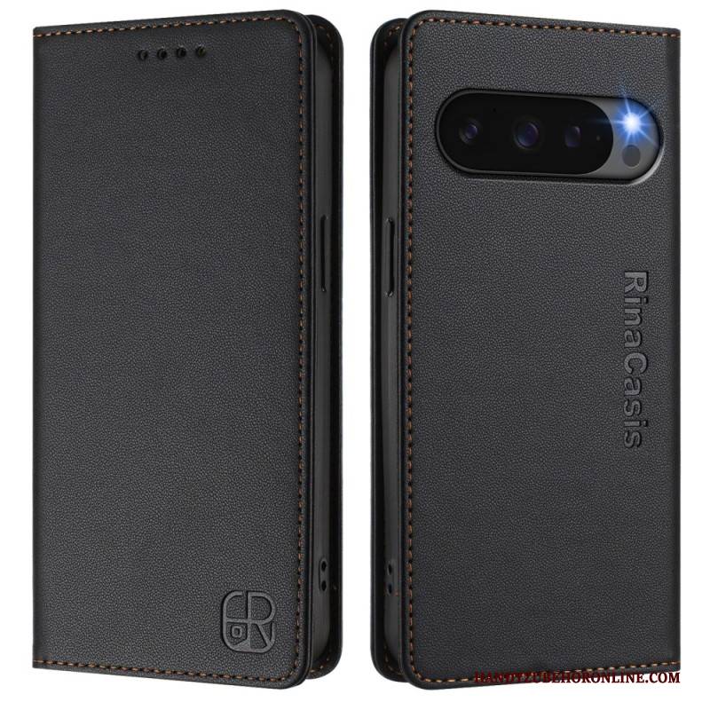 Flip Case Für Google Pixel 10 Pro Xl Rfid-geldbörse Mit Ständer