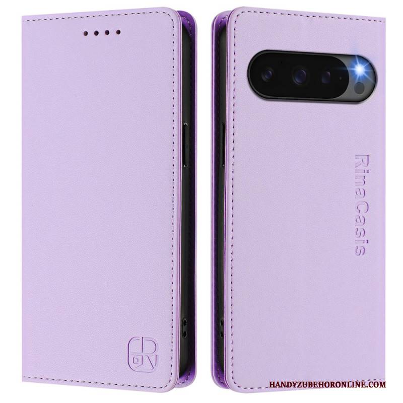 Flip Case Für Google Pixel 10 Pro Xl Rfid-geldbörse Mit Ständer