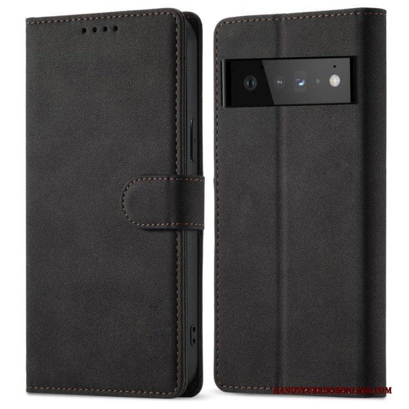 Flip Case Für Google Pixel 6 Pro Magnetische Rfid-funktion