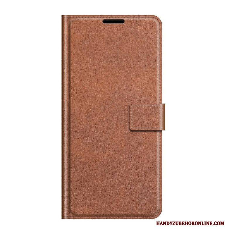 Flip Case Für Google Pixel 6 Pro Schlanker. Extremer Ledereffekt