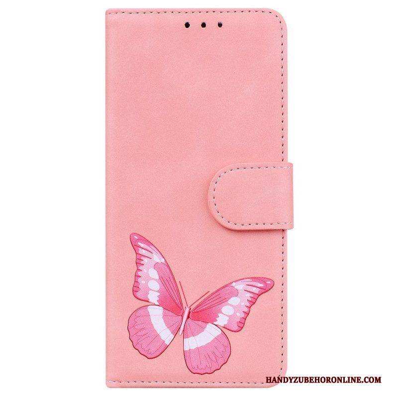 Flip Case Für Google Pixel 6A Vereinigter Schmetterling