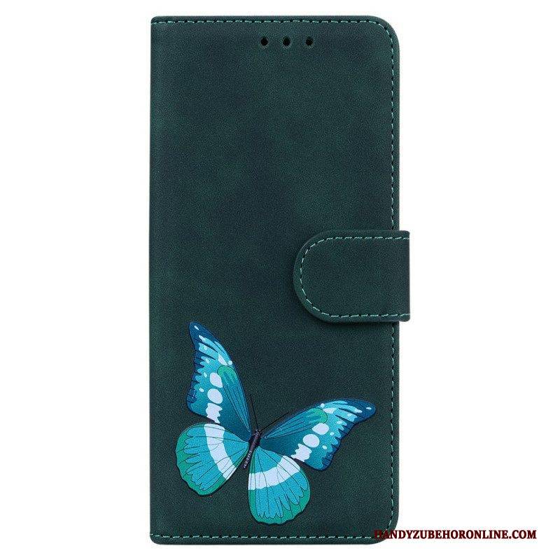 Flip Case Für Google Pixel 6A Vereinigter Schmetterling