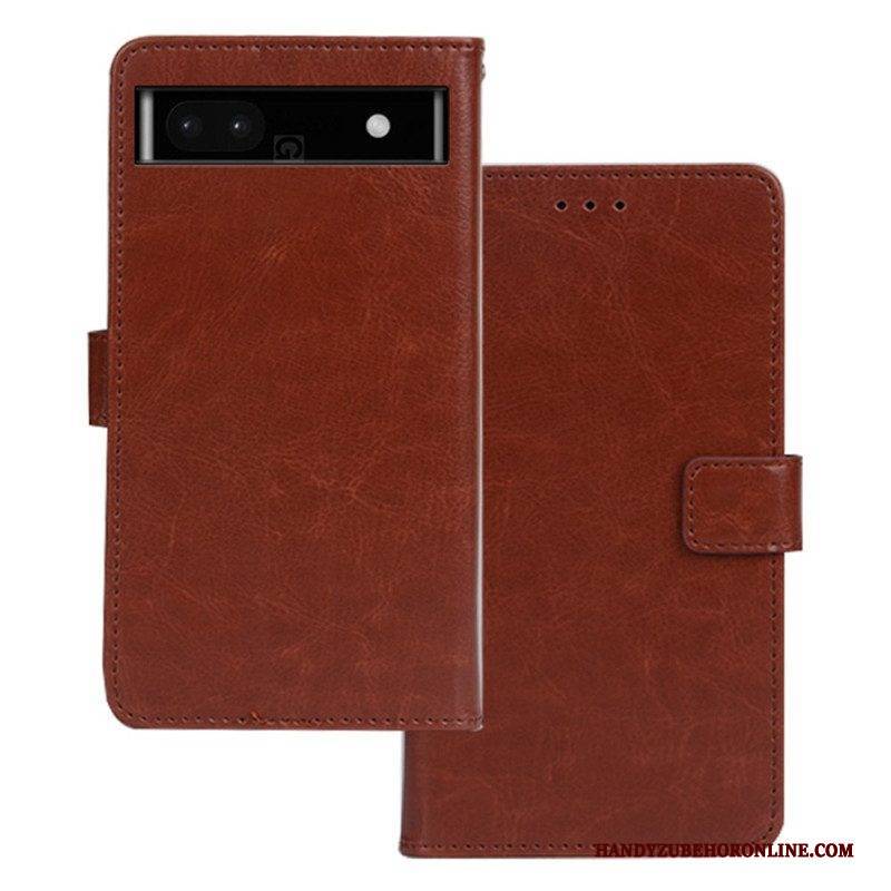 Flip Case Für Google Pixel 7A Kunstleder Idewei