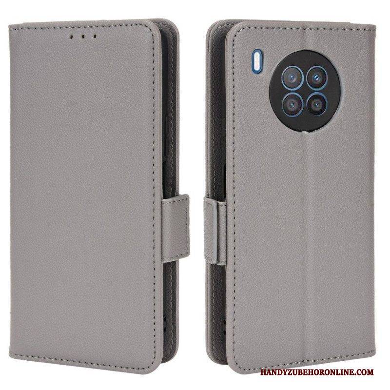 Flip Case Für Honor 50 Lite Flip Case Klappe Double Litchi Neue Farben