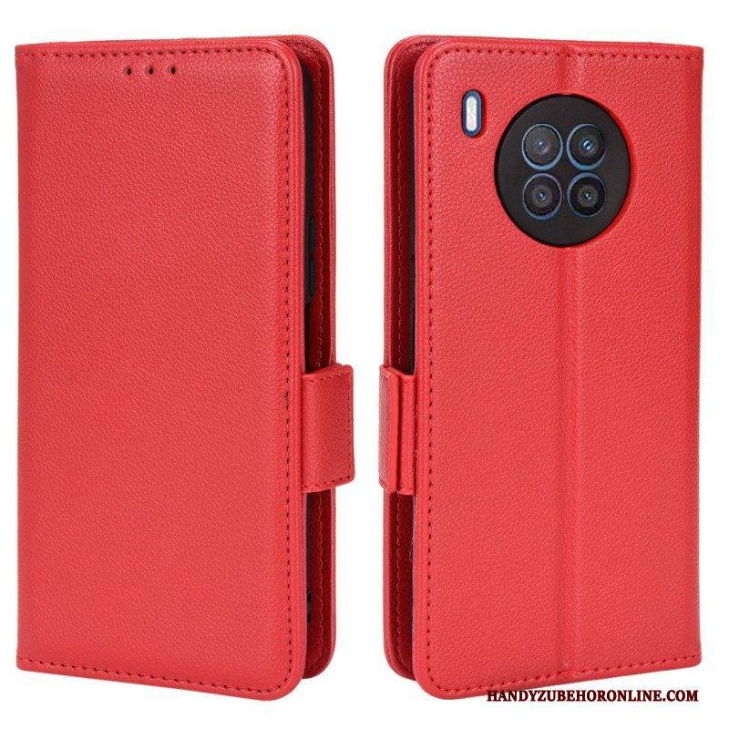 Flip Case Für Honor 50 Lite Flip Case Klappe Double Litchi Neue Farben