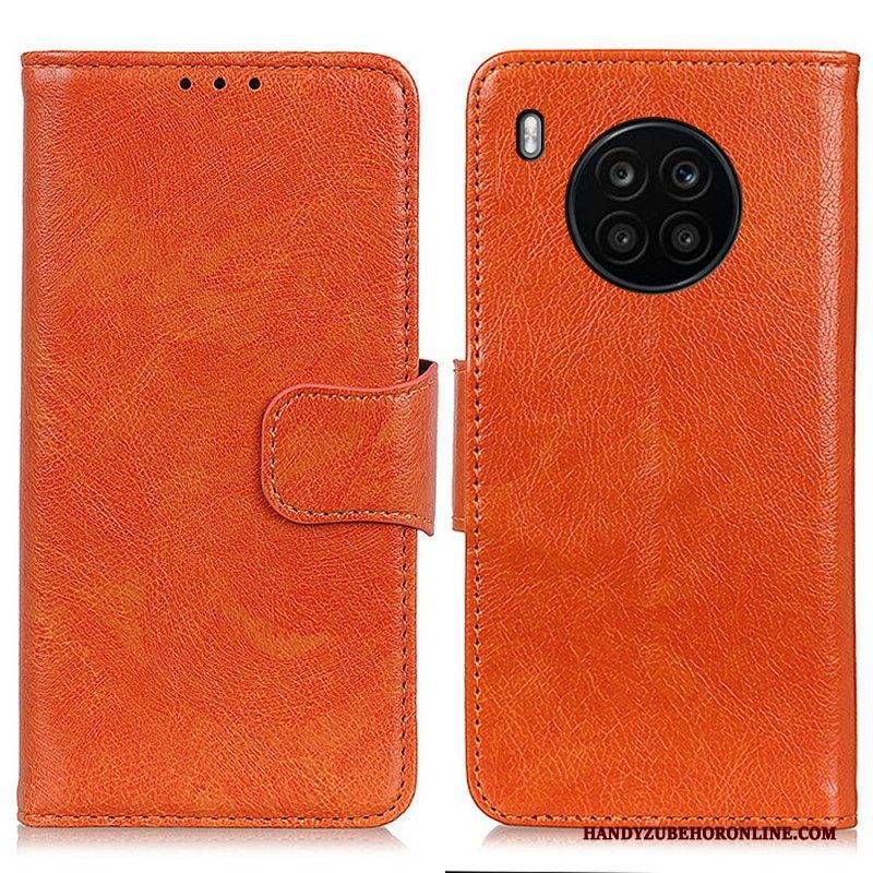Flip Case Für Honor 50 Lite Gespaltenes Nappaleder
