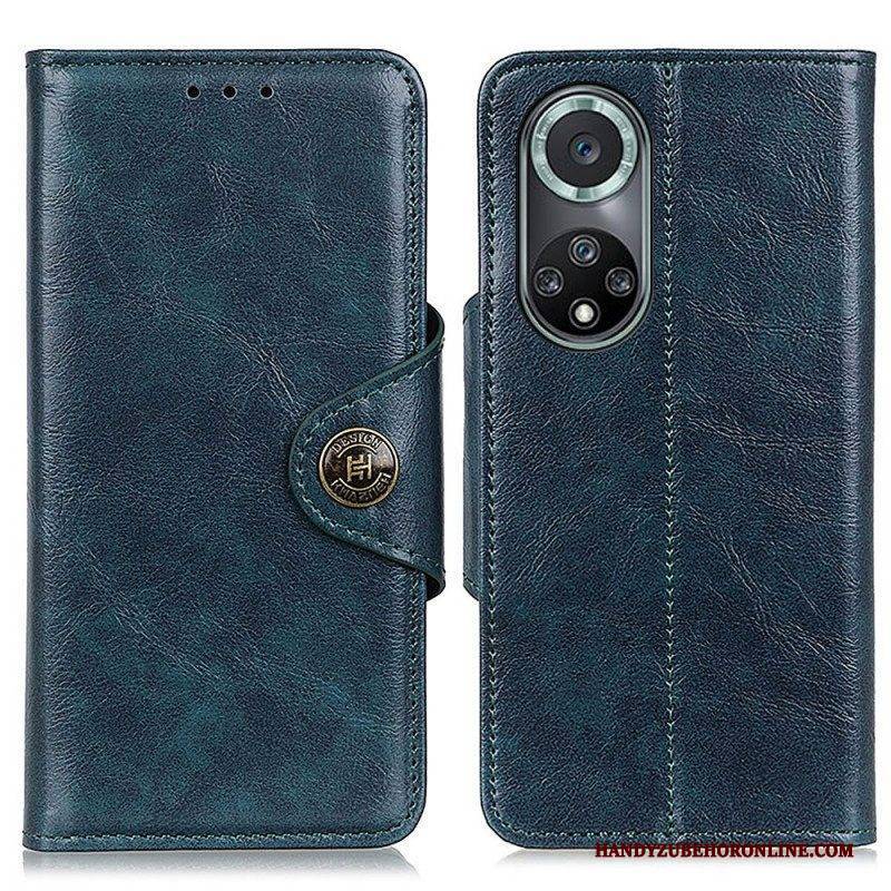 Flip Case Für Honor 50 Pro Pro Kunstleder Shiny Khazneh
