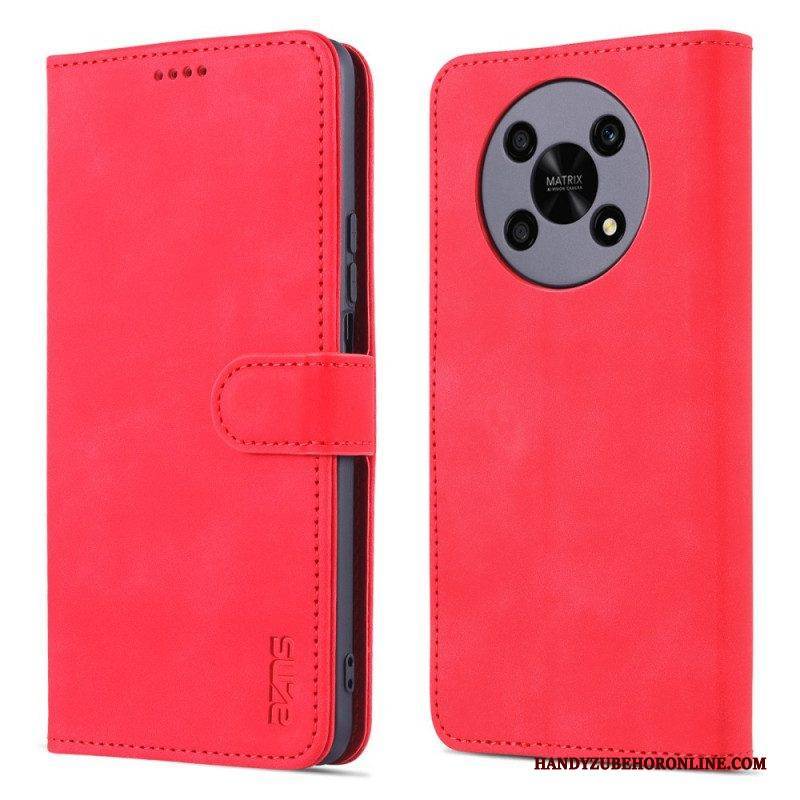 Flip Case Für Honor Magic 4 Lite 5G Azns Ledereffekt