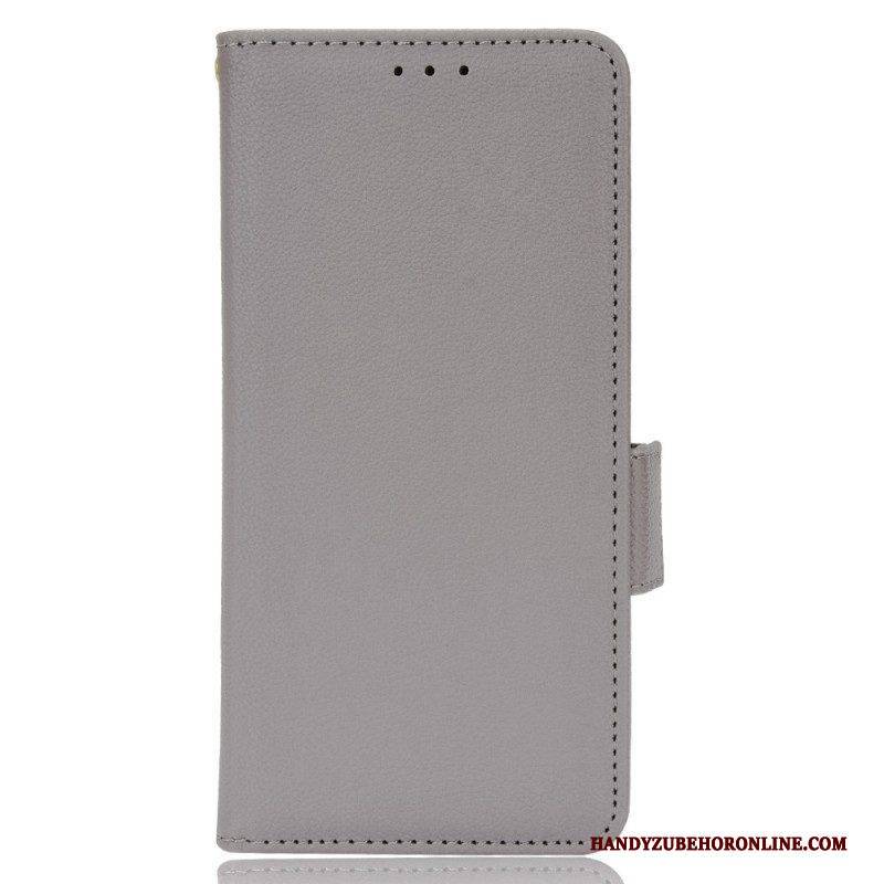 Flip Case Für Honor Magic 4 Pro Litschi-leder-stil