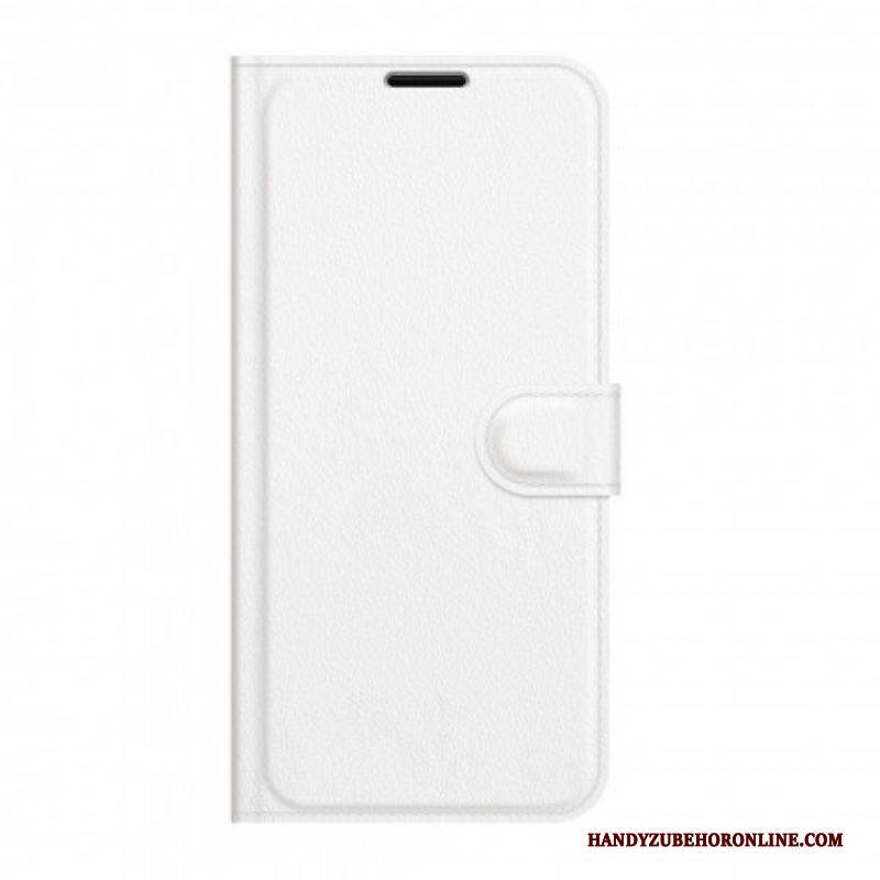 Flip Case Für Huawei P50 Pro Klassischer Litschi-lederstil