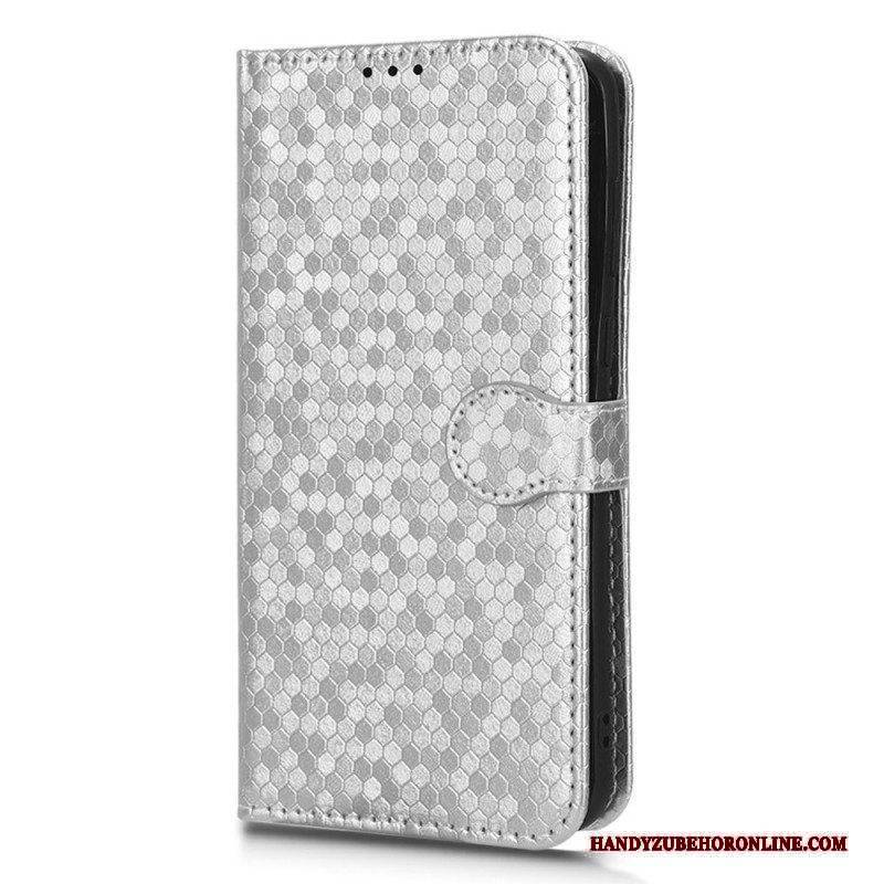 Flip Case Für Huawei P60 Pro Mit Kordel 3d-muster Mit Riemen