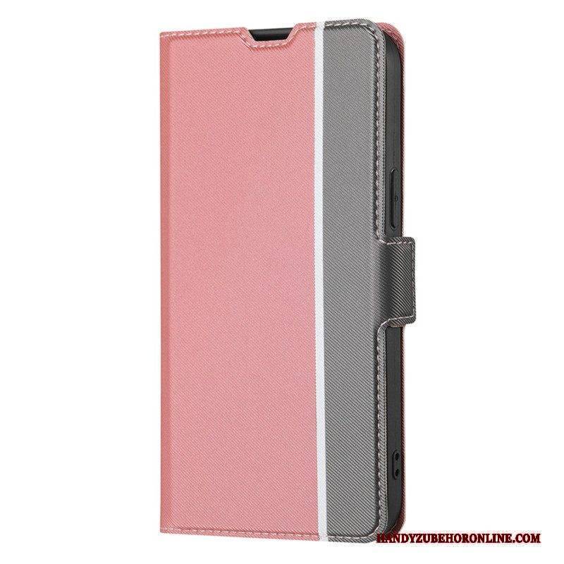 Flip Case Für Huawei P60 Pro Zweifarbig
