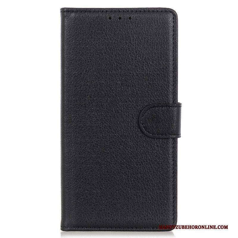 Flip Case Für Moto E40 / E30 / E20 Traditionell Litschi