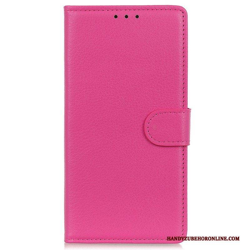 Flip Case Für Moto G73 5G Traditionelles Kunstleder