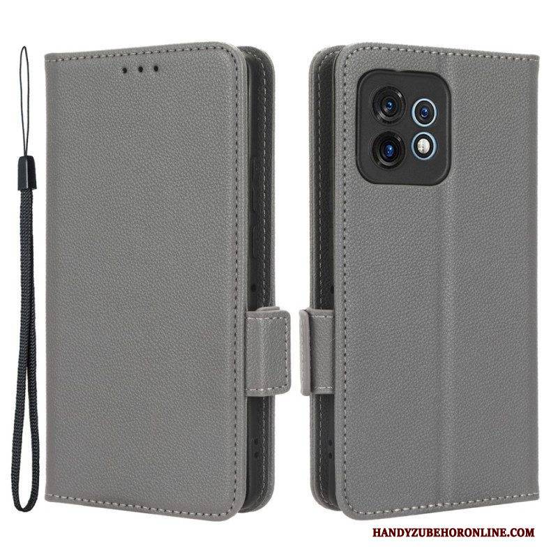 Flip Case Für Motorola Edge 40 Pro Finesse-doppelverschluss