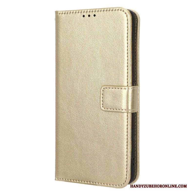 Flip Case Für Motorola Edge 40 Pro Mit Kordel Kunstlederarmband