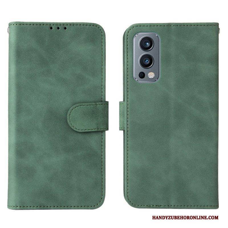Flip Case Für OnePlus Nord 2 5G Hautberührung