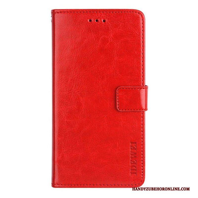 Flip Case Für OnePlus Nord 2 5G Kunstleder Idewei