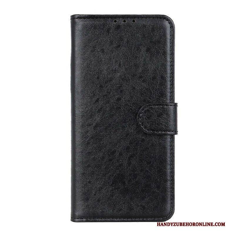 Flip Case Für OnePlus Nord 2 5G Strukturiertes Kunstleder