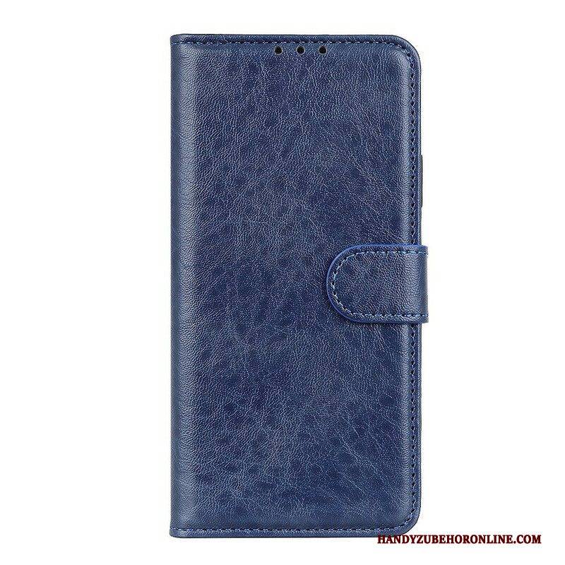 Flip Case Für OnePlus Nord 2 5G Strukturiertes Kunstleder
