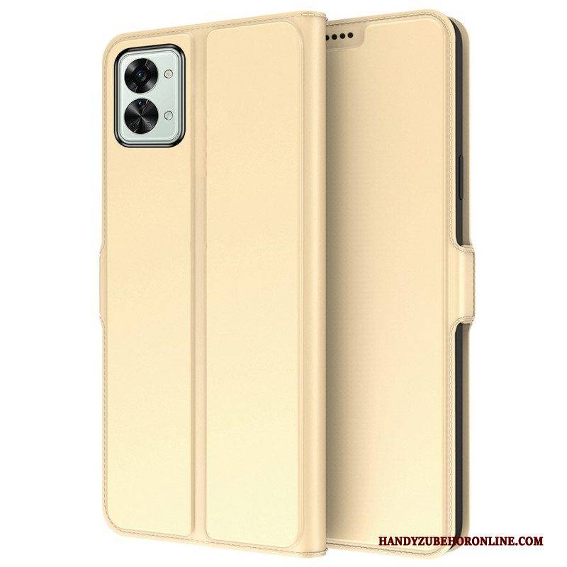 Flip Case Für OnePlus Nord 2T 5G Doppelter Verschluss