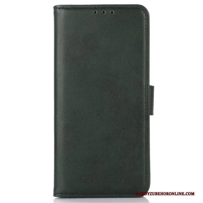 Flip Case Für OnePlus Nord 2T 5G Klassischer Lederstil