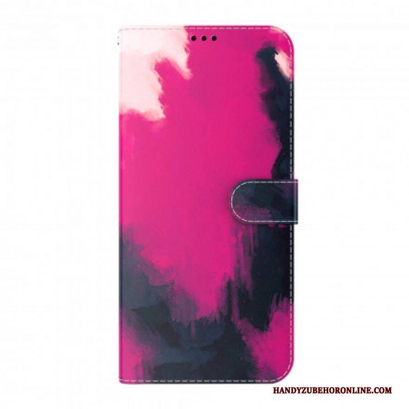 Flip Case Für OnePlus Nord CE 5G Aquarell