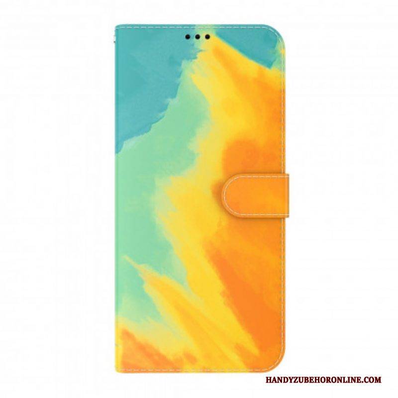 Flip Case Für OnePlus Nord CE 5G Aquarell