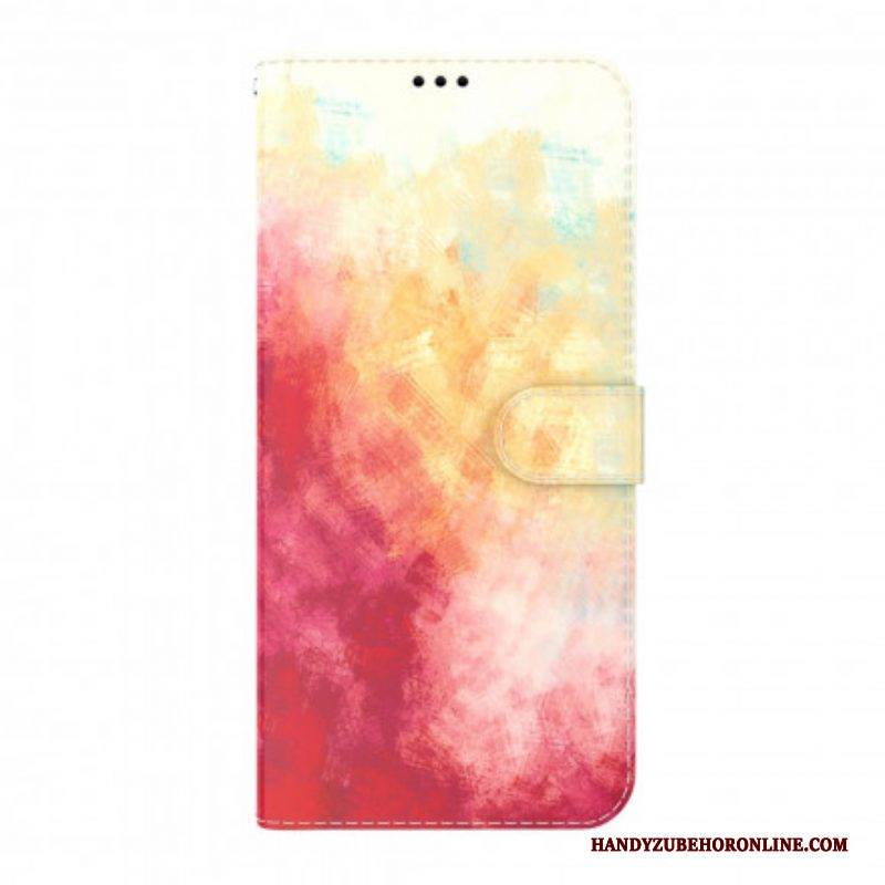 Flip Case Für OnePlus Nord CE 5G Aquarell