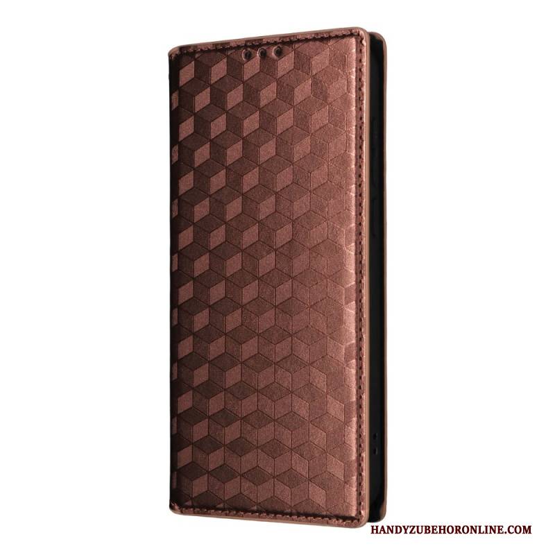 Flip Case Für Oneplus 15 Rautenmuster