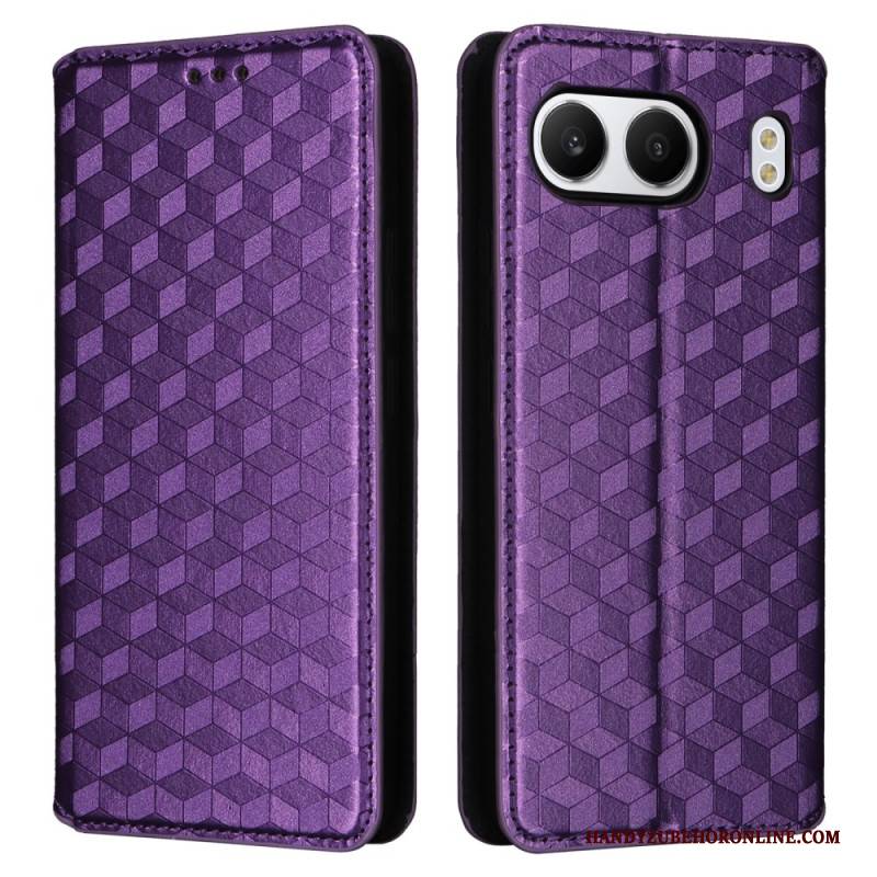 Flip Case Für Oneplus Nord 4 Rautenmuster