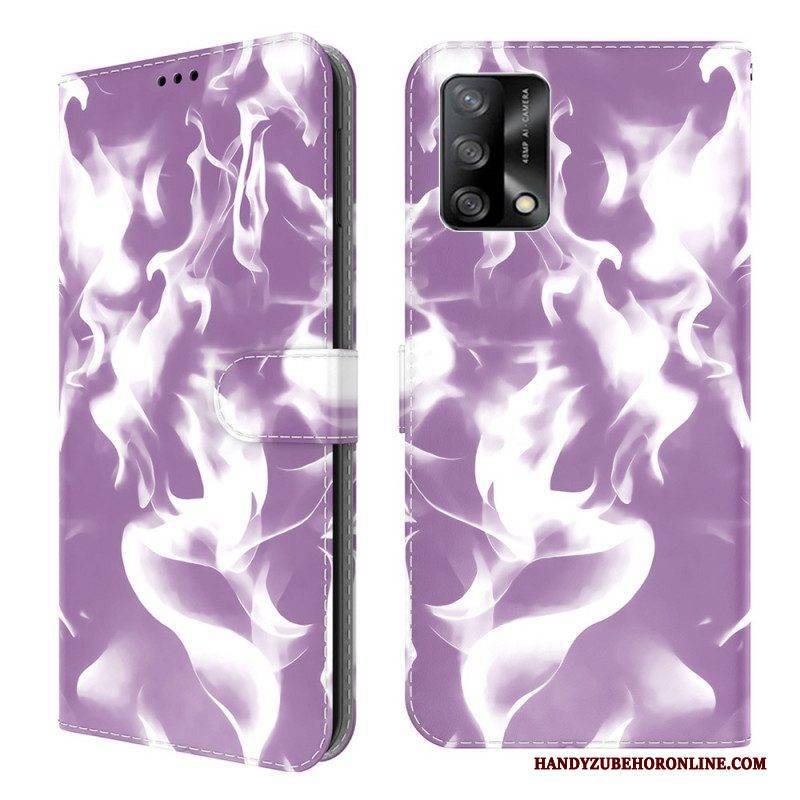 Flip Case Für Oppo A74 4G Abstraktes Muster